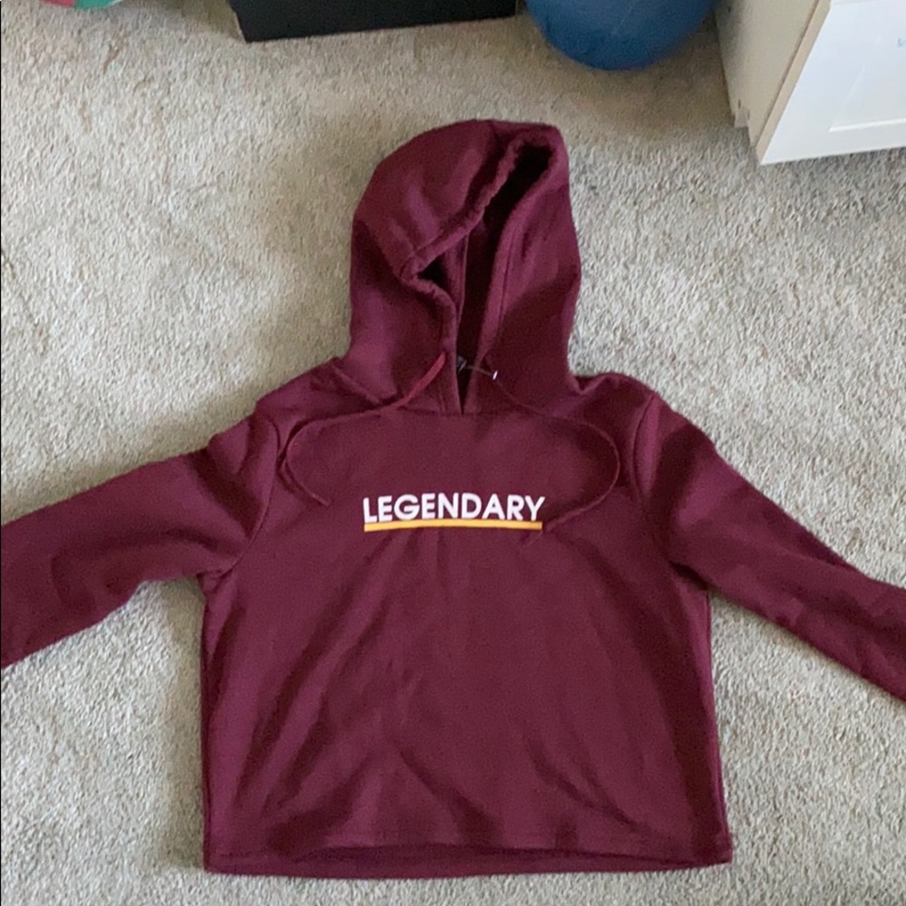 Legendary crop top hoodie